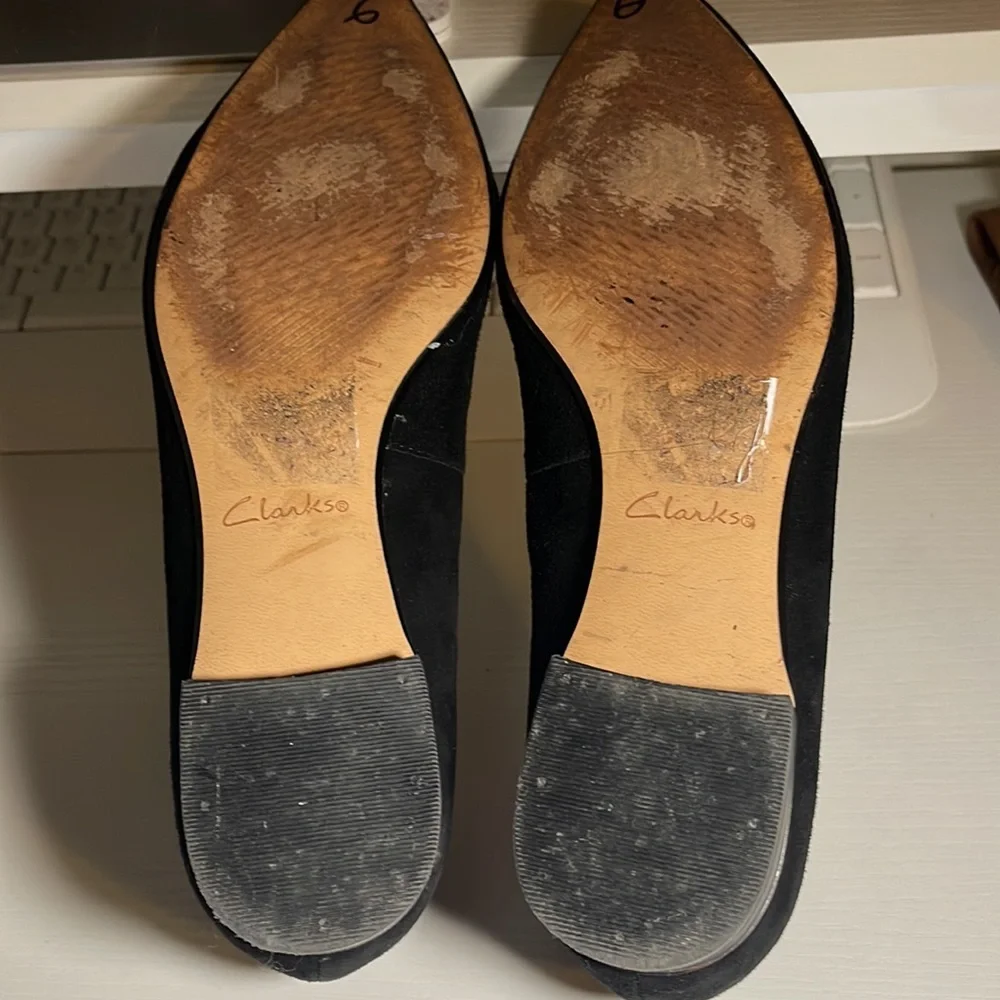 Clarks Laina 15 2 Women's Leather Animal Print Slip On Loafers